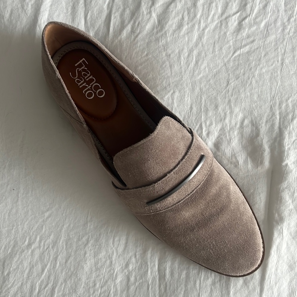Franco Sarto Beige Loafers